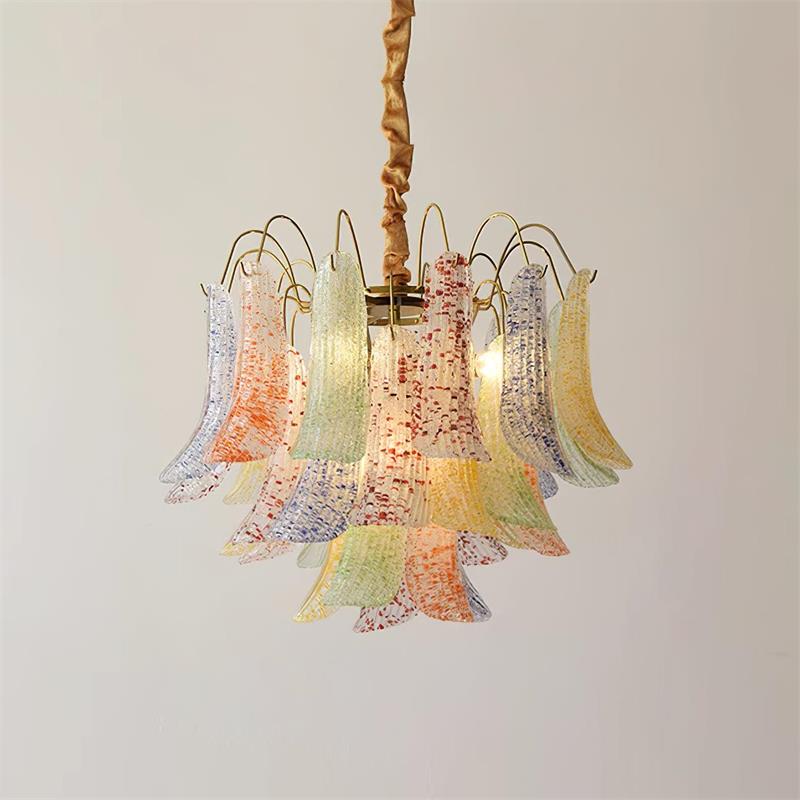 Alnoreth Individual Creativity Metal Glass Chandelier - Lamp Copper