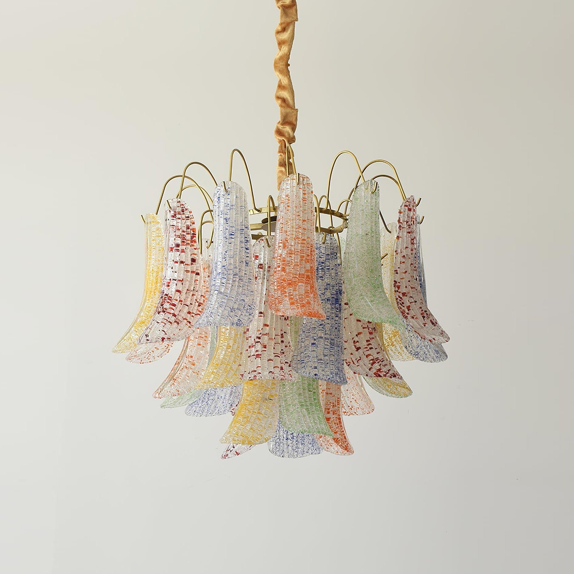 Alnoreth Individual Creativity Metal Glass Chandelier - Lamp Copper