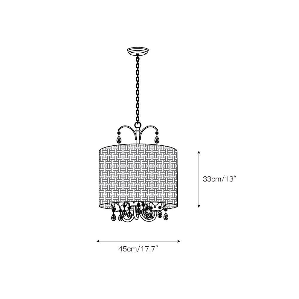 Avnoren Suspension Cristal Naturel Vintage - Neutralighting