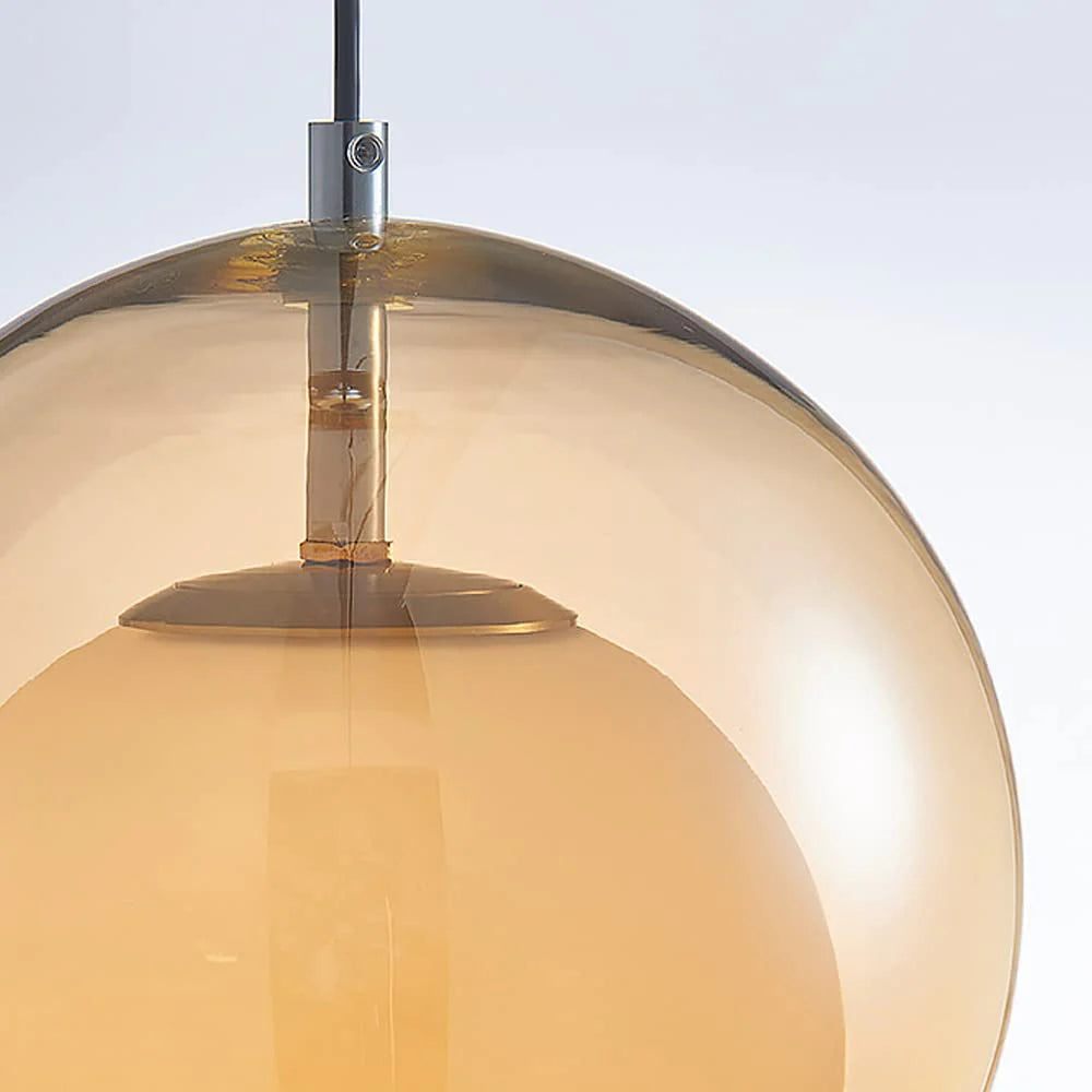 Valentina Minimaliste LED Suspension Métal/Verre Chambre À Coucher - Neutralighting
