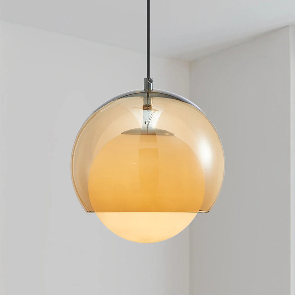 Valentina Minimaliste LED Suspension Métal/Verre Chambre À Coucher - Neutralighting