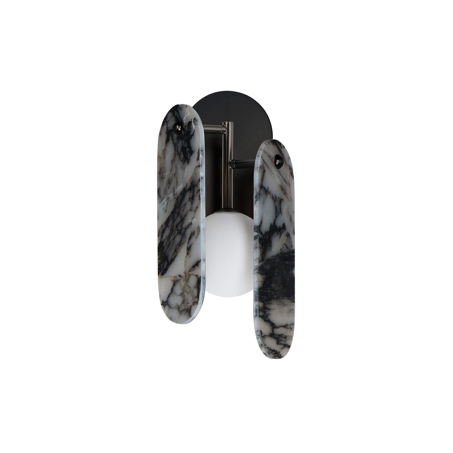 Lysolila Modern Minimalist Marble Glass Wall Lamp - Lamp Copper