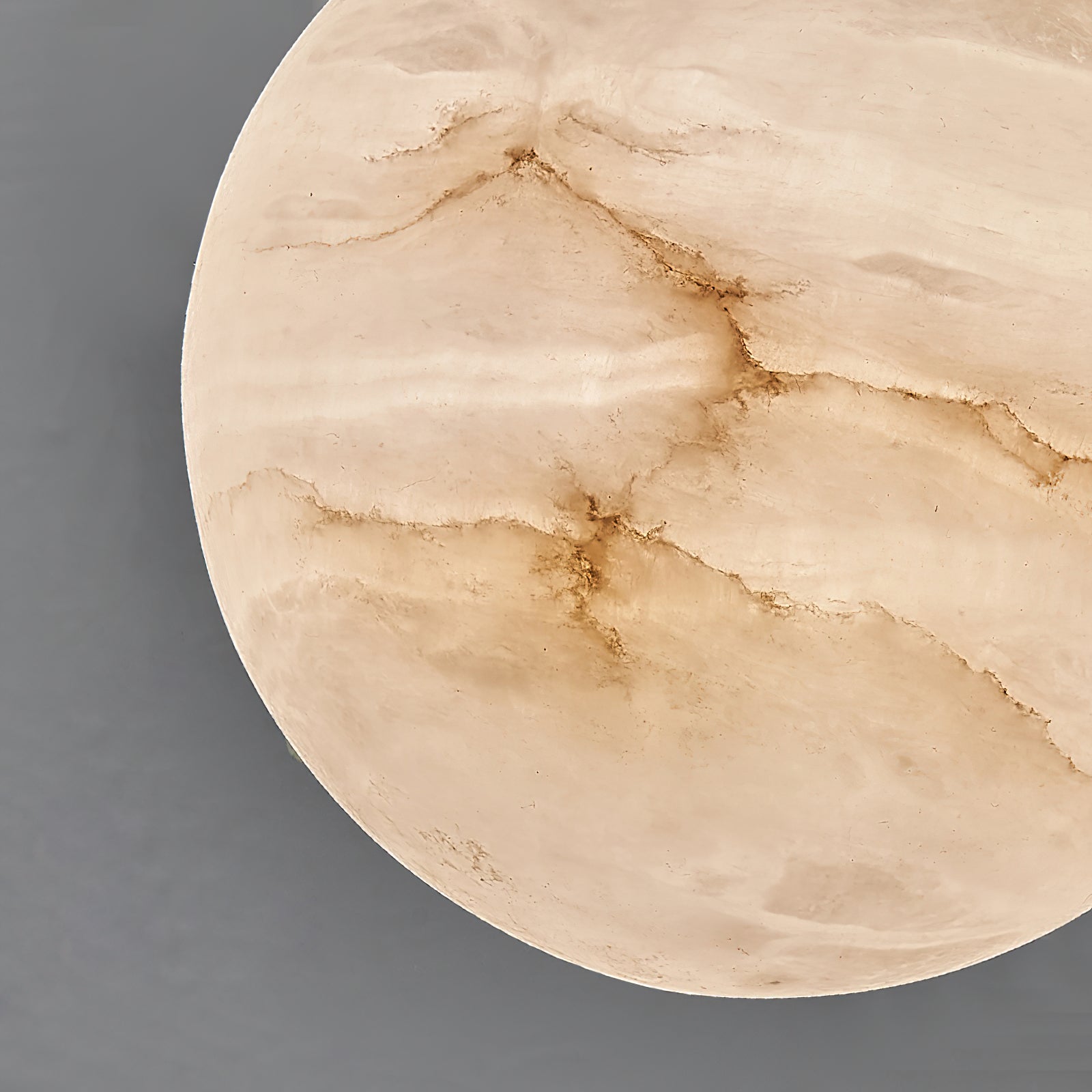 Cedoria Modern Minimalist Alabaster Ceiling Light - Lamp Copper