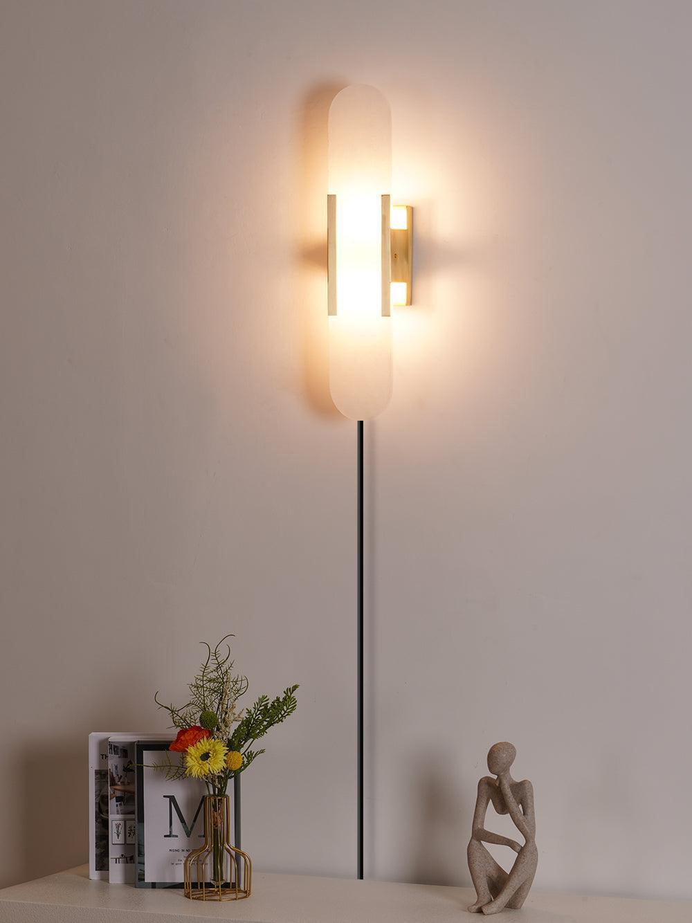 Corvina Oblong Alabaster Wall Light - Neutralighting