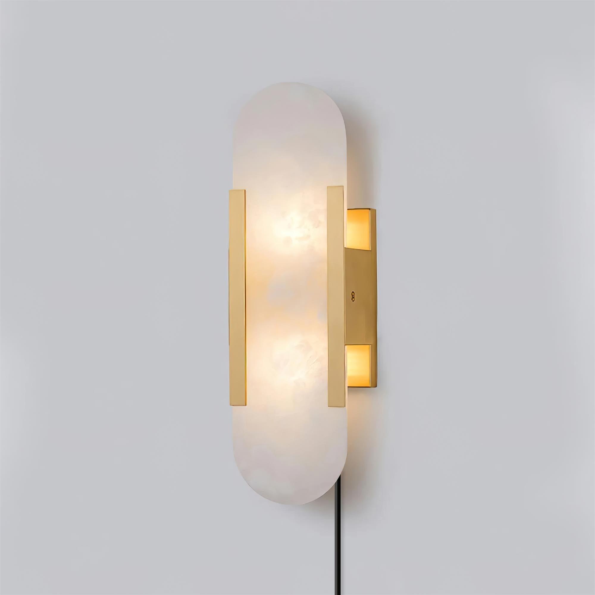 Corvina Oblong Alabaster Wall Light - Neutralighting