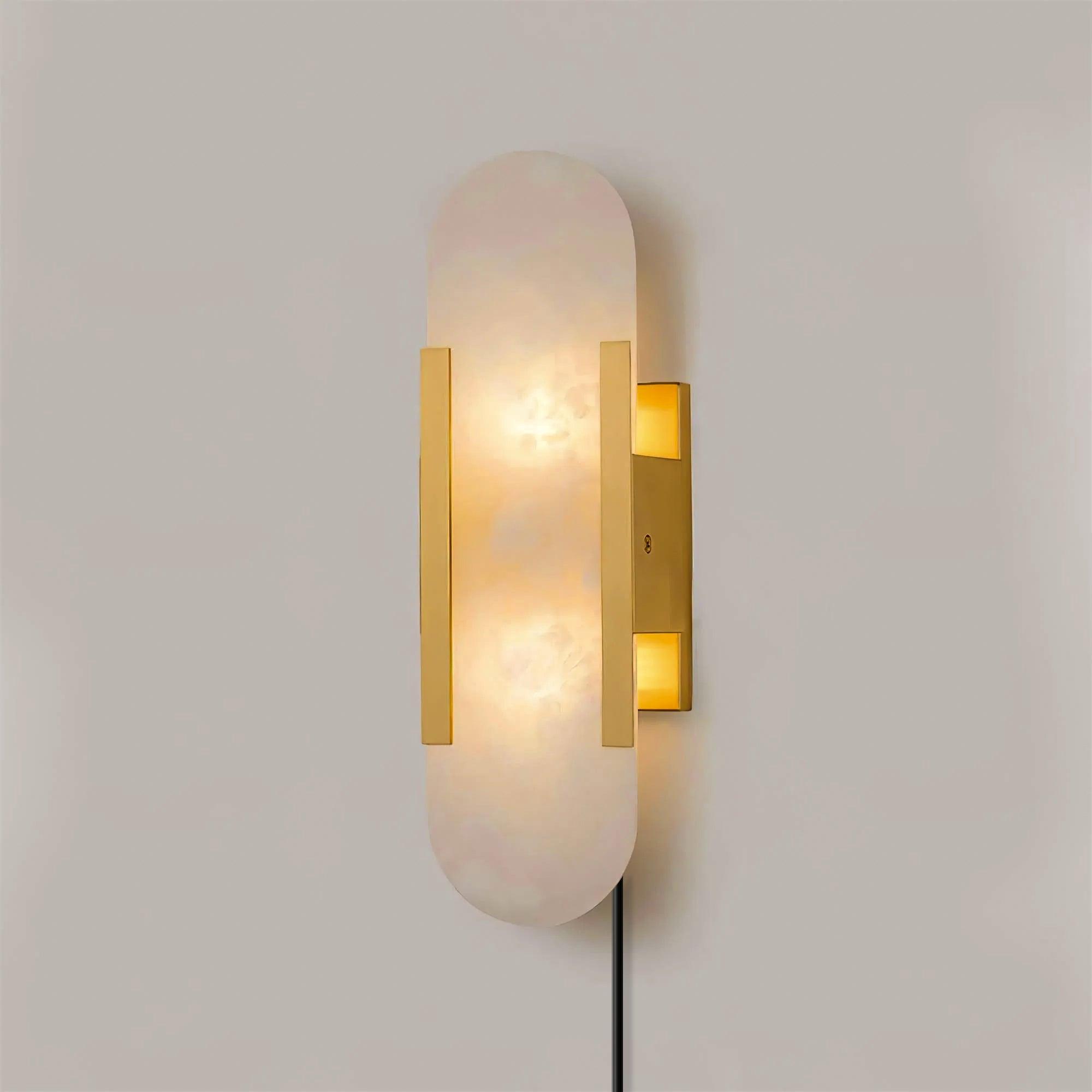 Corvina Oblong Alabaster Wall Light - Neutralighting