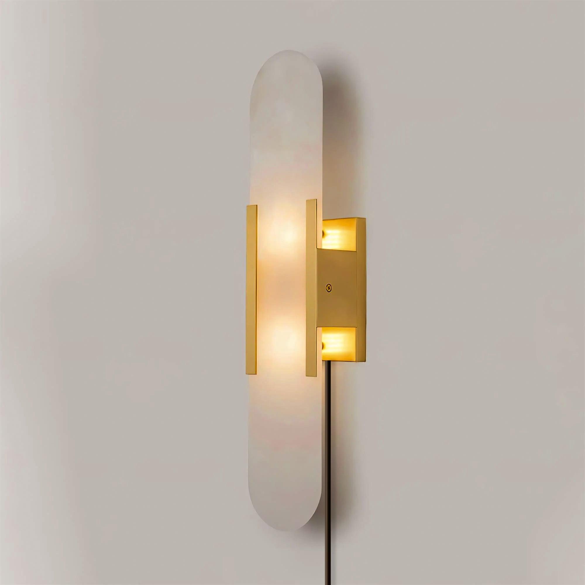 Corvina Oblong Alabaster Wall Light - Neutralighting