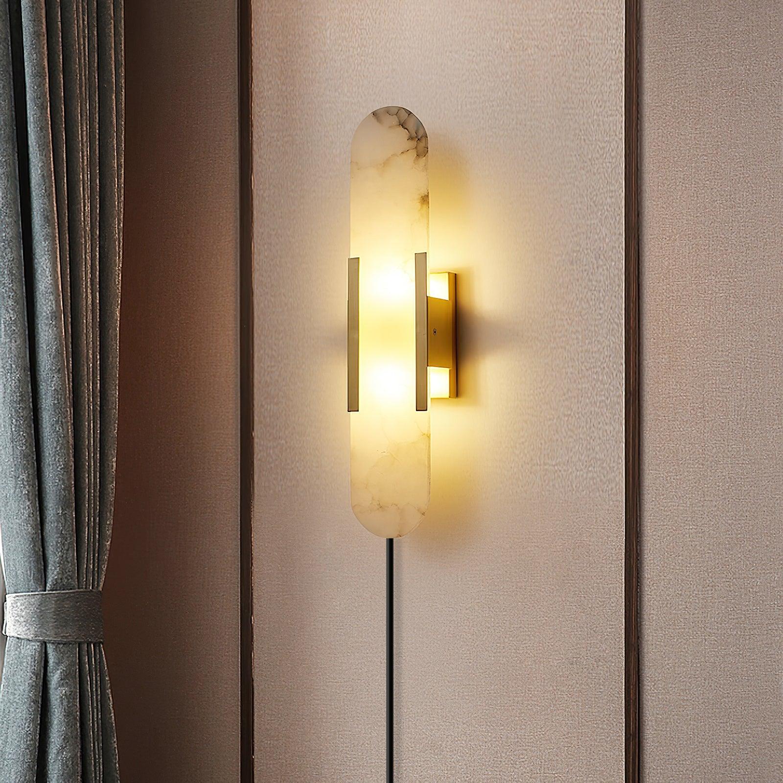 Corvina Oblong Alabaster Wall Light - Neutralighting