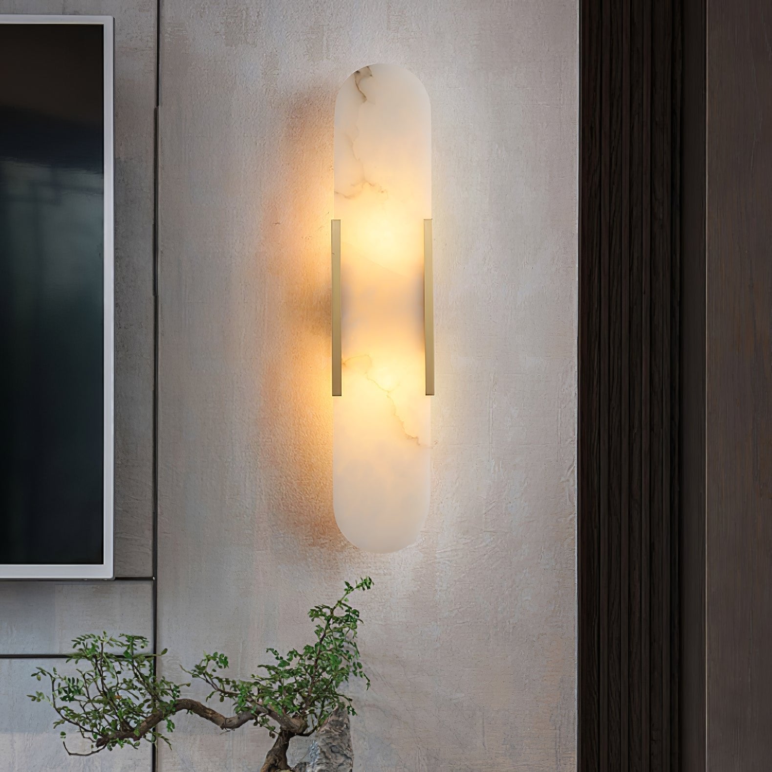 Veo Applique Murale en Albâtre de Luxe