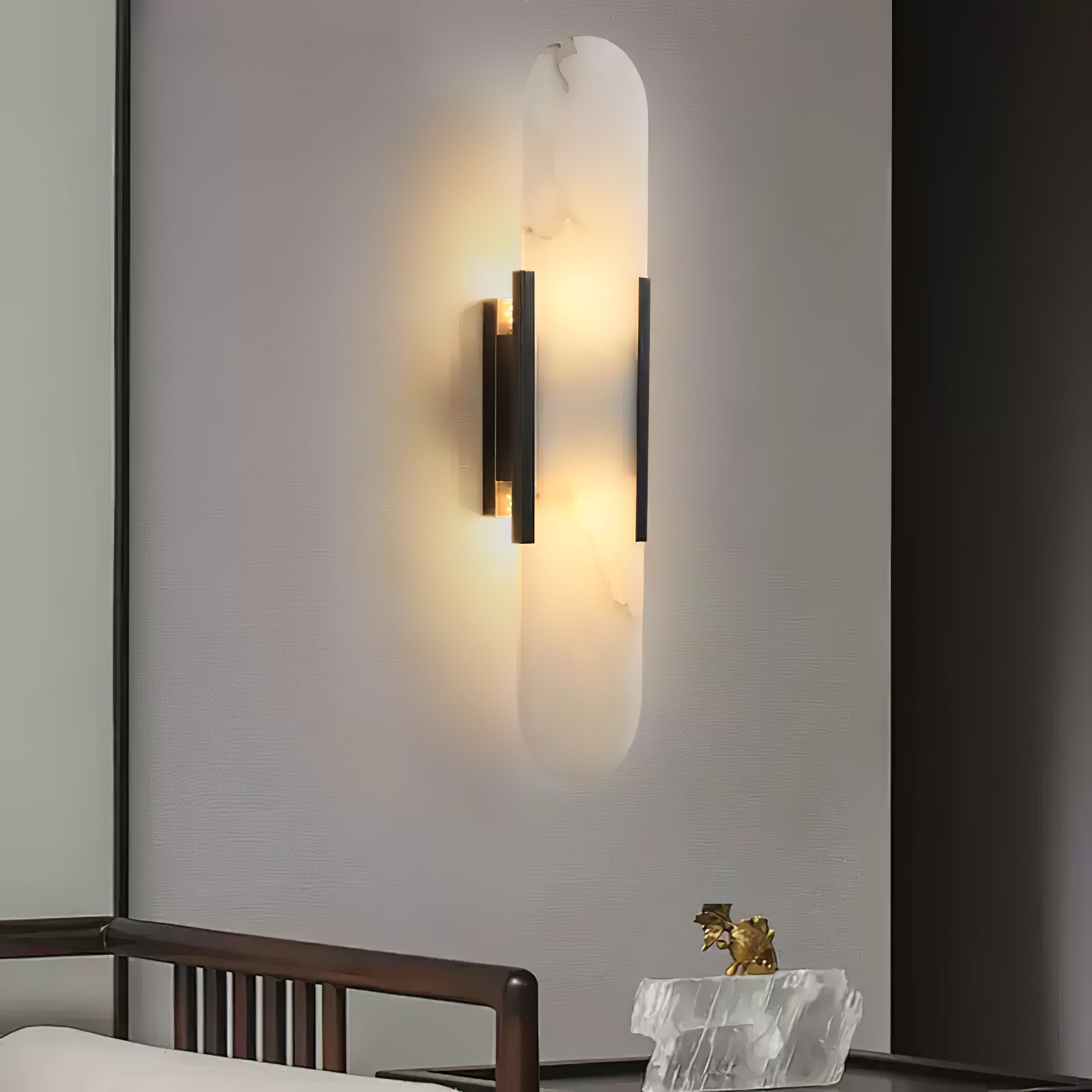 Corvina Oblong Alabaster Wall Light - Neutralighting