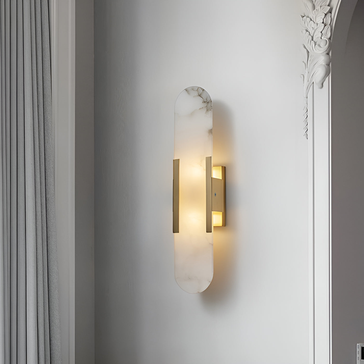 Veo Applique Murale en Albâtre de Luxe