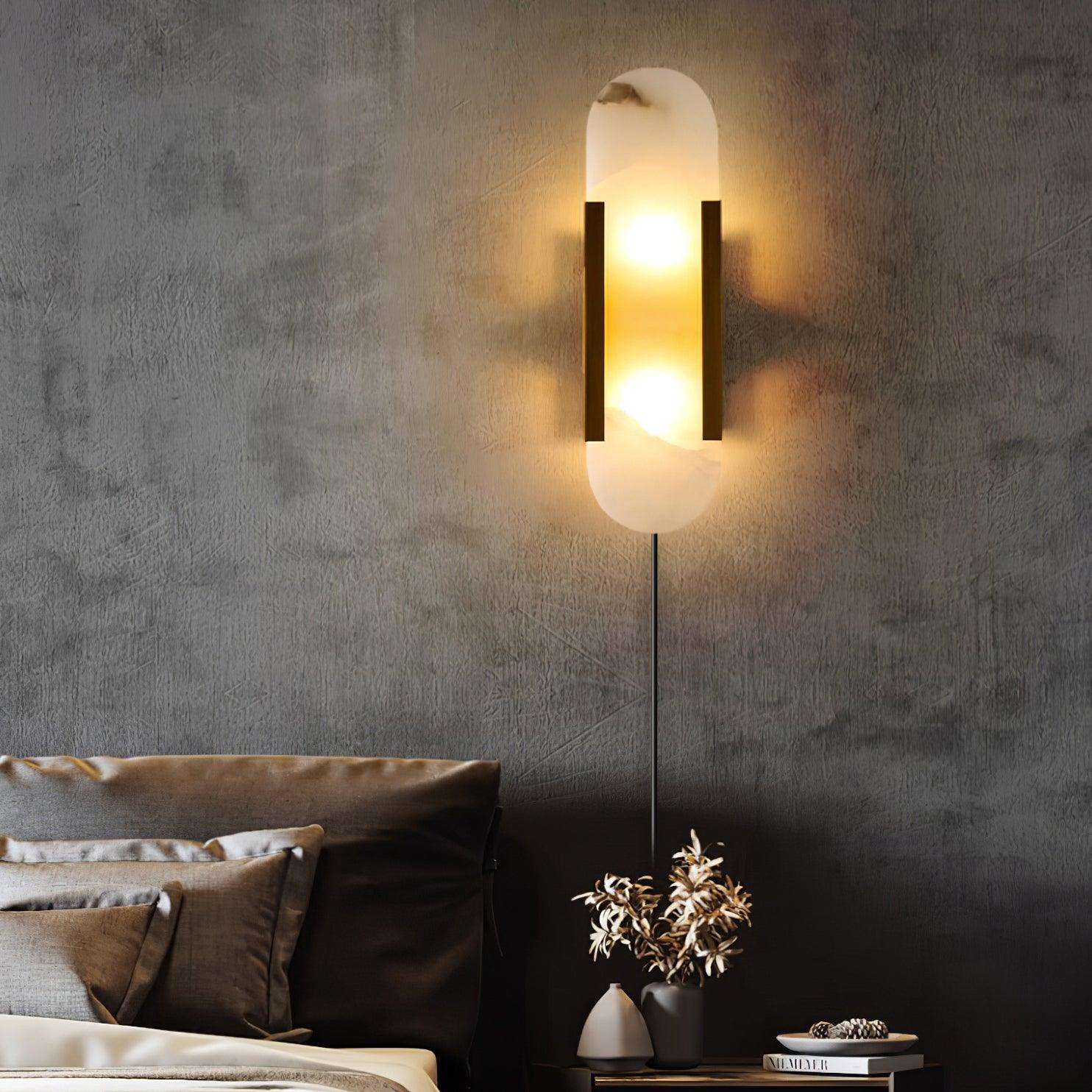 Corvina Oblong Alabaster Wall Light - Neutralighting