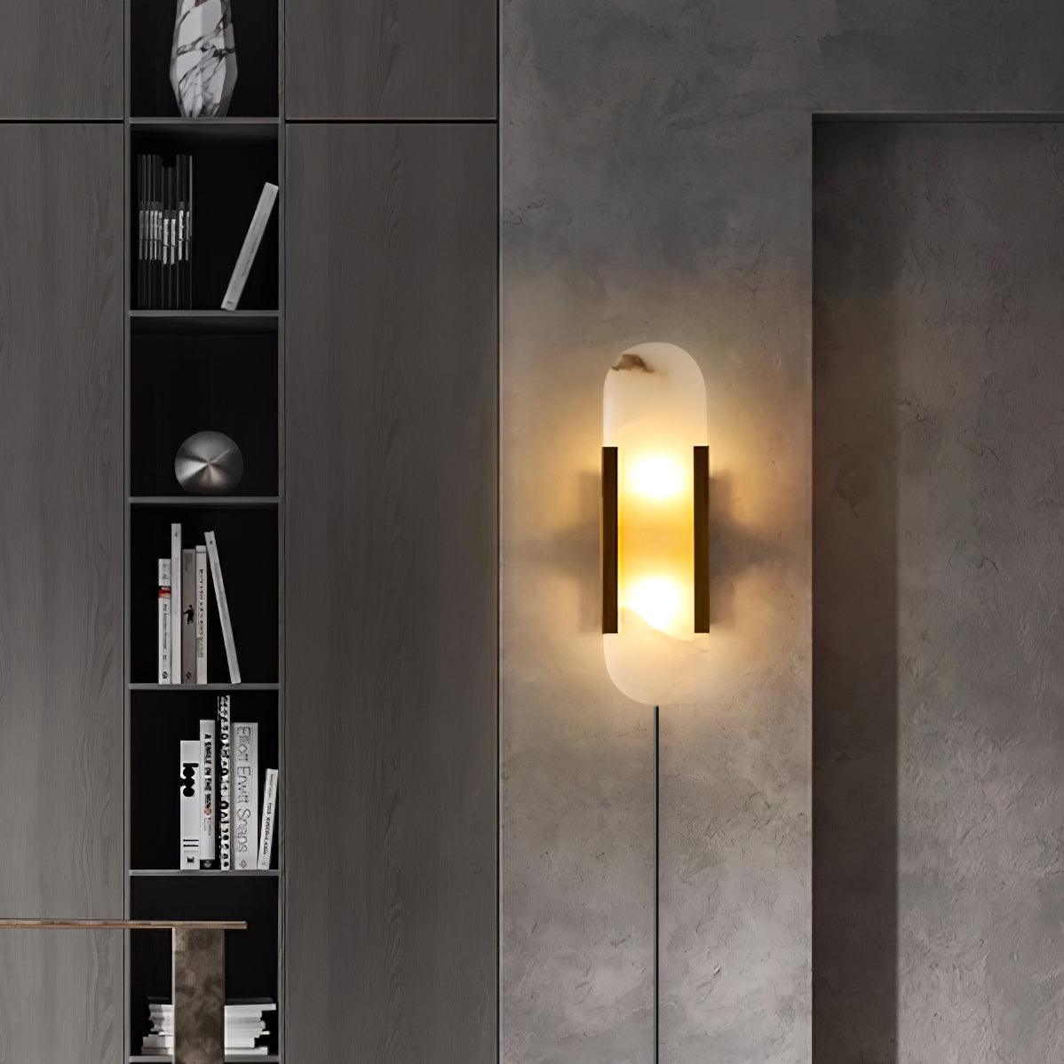Corvina Oblong Alabaster Wall Light - Neutralighting