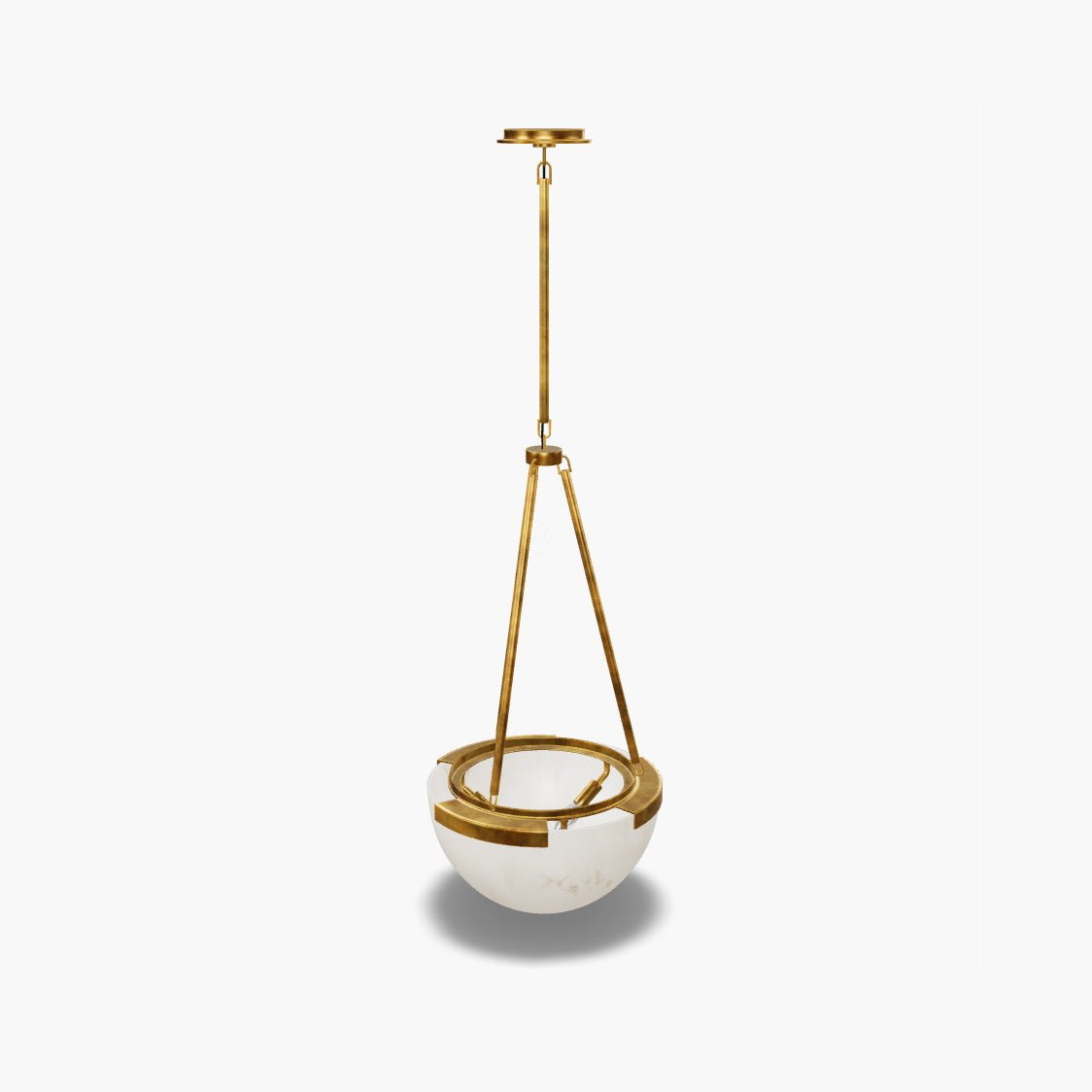 Dione Minimalist Alabaster Pendant Light - Letslighting
