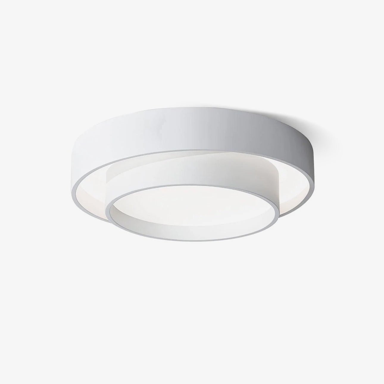Orina Plafonnier design cylindrique à double anneau