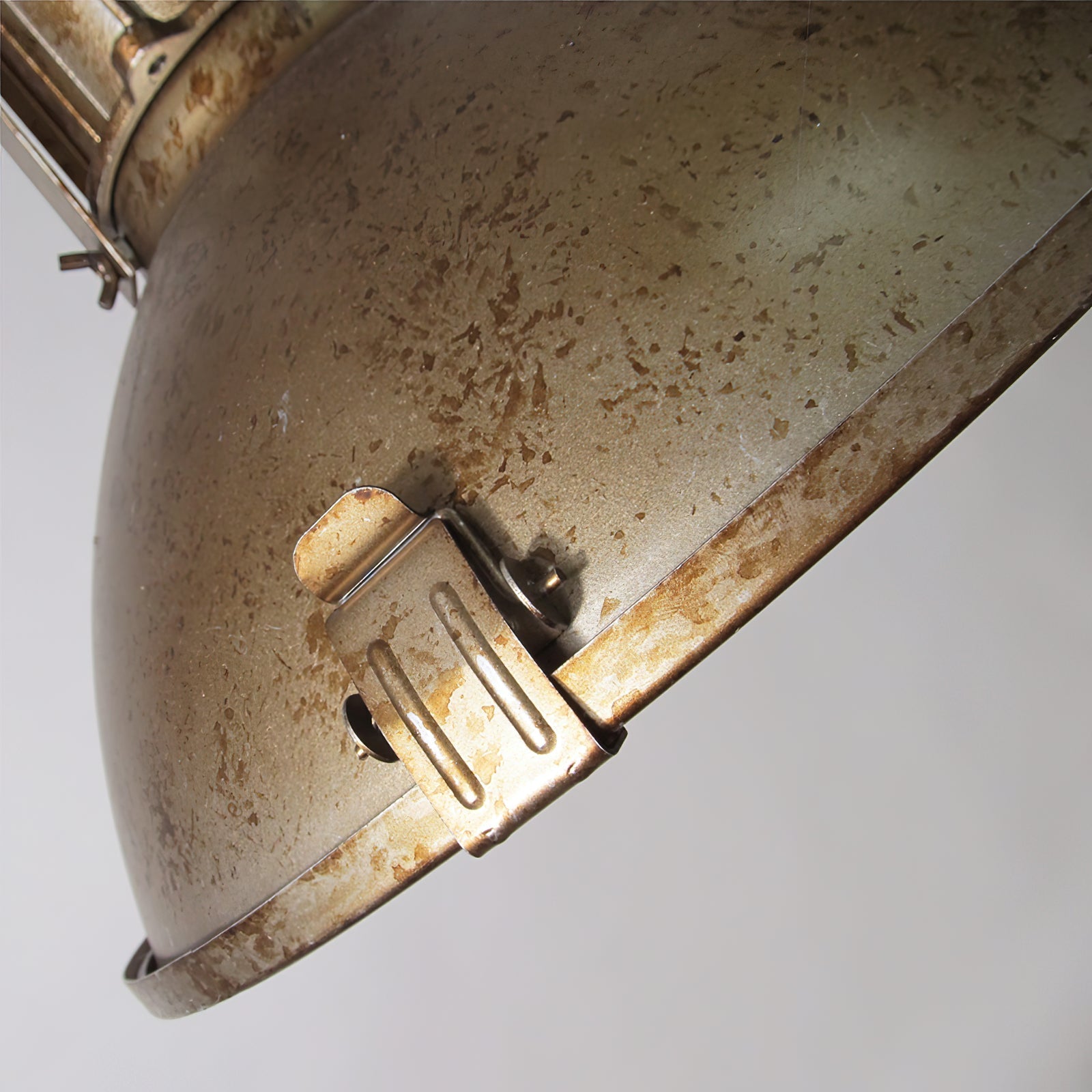 Coshae Vintage Industrial Metal Glass Pendant Light - Lamp Copper