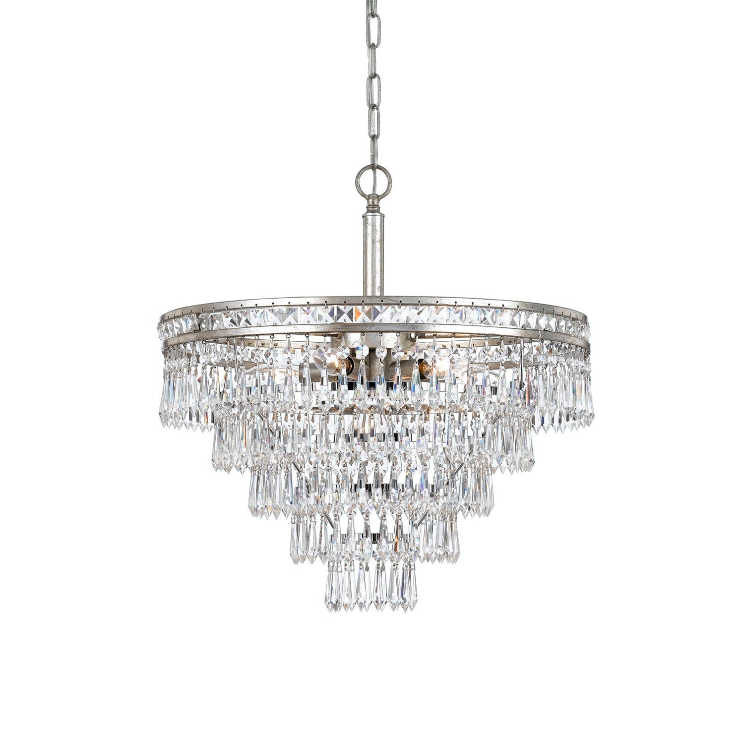 Eurvaryra Postmodern Luxury Metal Crystal Chandelier - Lamp Copper