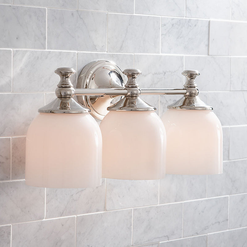 Lumen Sconce Mural Moderne Minimaliste à Bras Courts en Chrome Métal Verre - Neutralighting