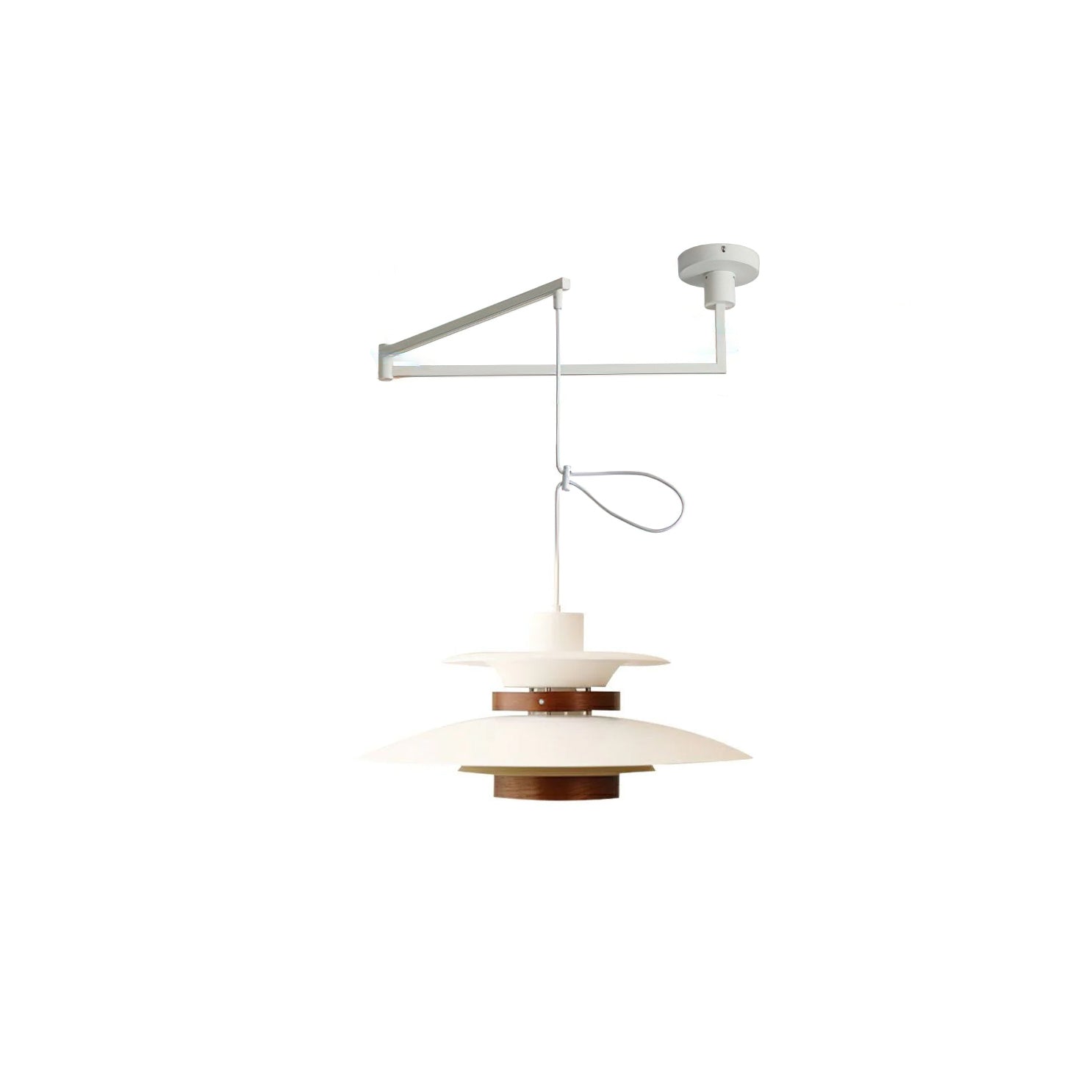 Mercero Swing Arm Pendant Lamp - Blowlighting