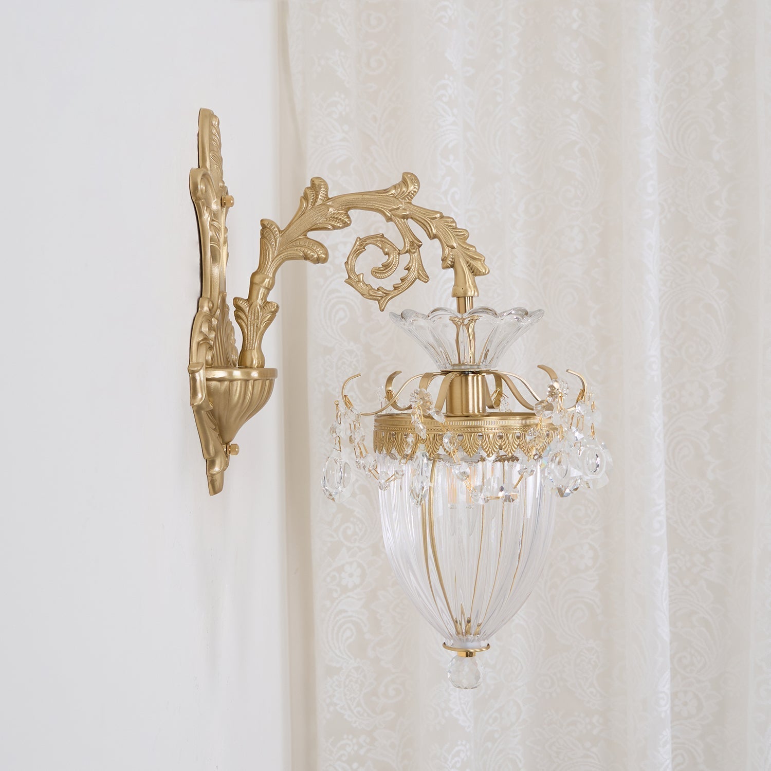 Elosia Lustra Applique Murale Double Dorée Élégante - Neutralighting