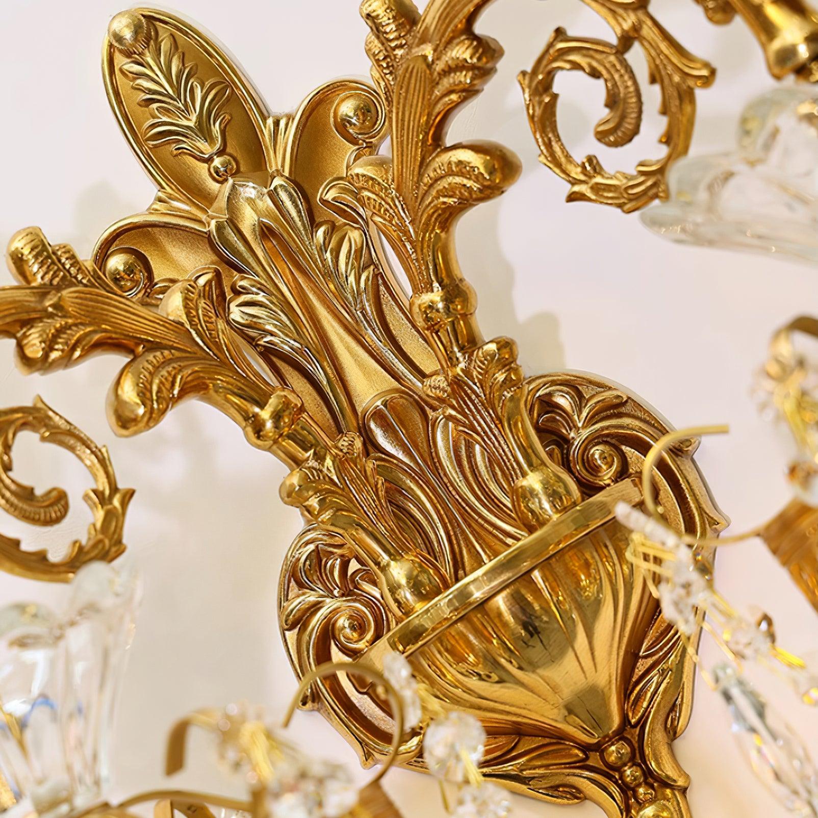 Elosia Lustra Applique Murale Double Dorée Élégante - Neutralighting