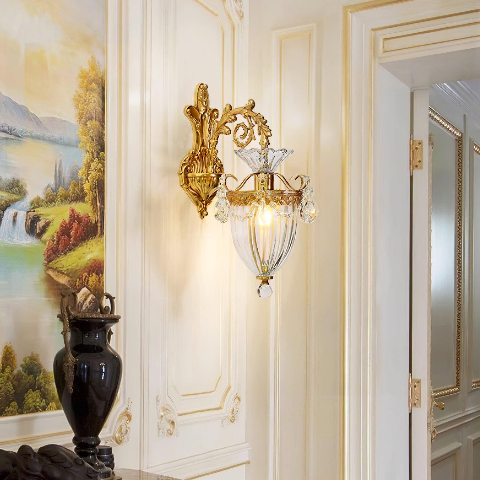 Elosia Lustra Applique Murale Double Dorée Élégante - Neutralighting