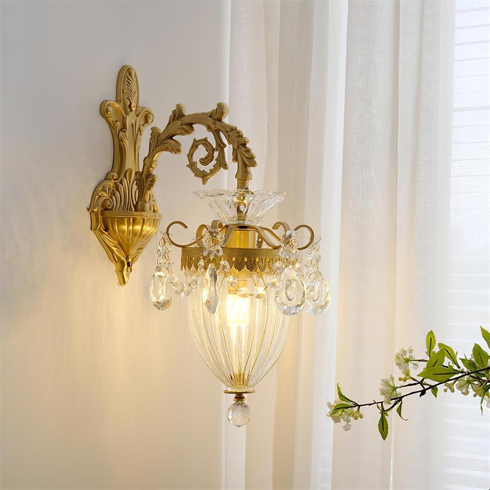 Elosia Lustra Applique Murale Double Dorée Élégante - Neutralighting