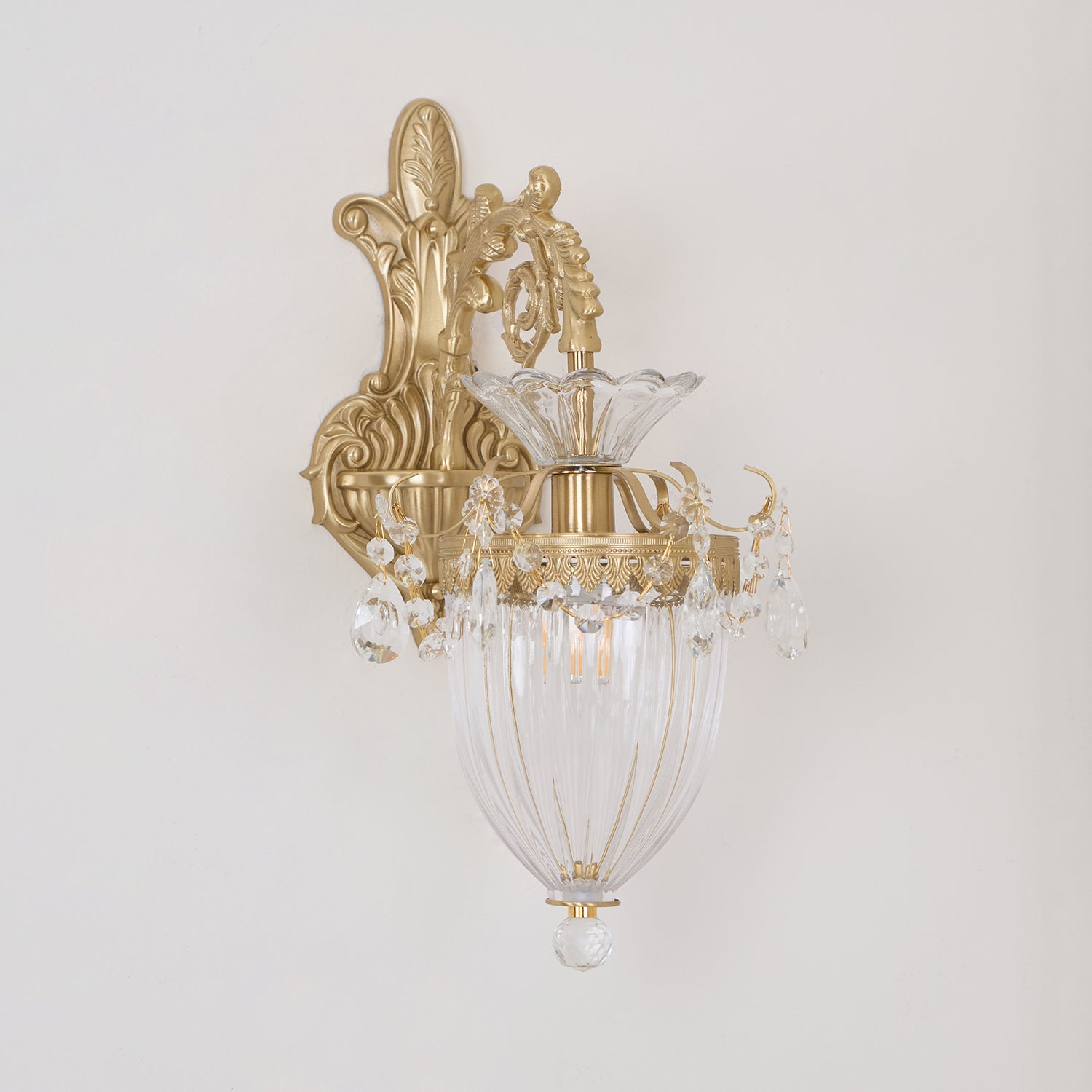 Elosia Lustra Applique Murale Double Dorée Élégante - Neutralighting