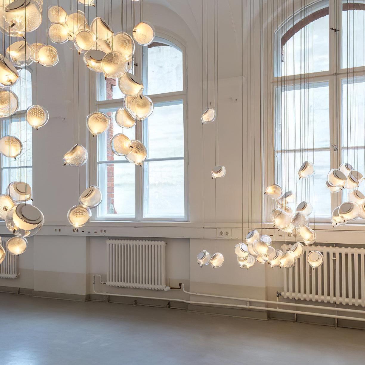 Sfera Chandelier Moderne Minimaliste en Verre - Neutralighting