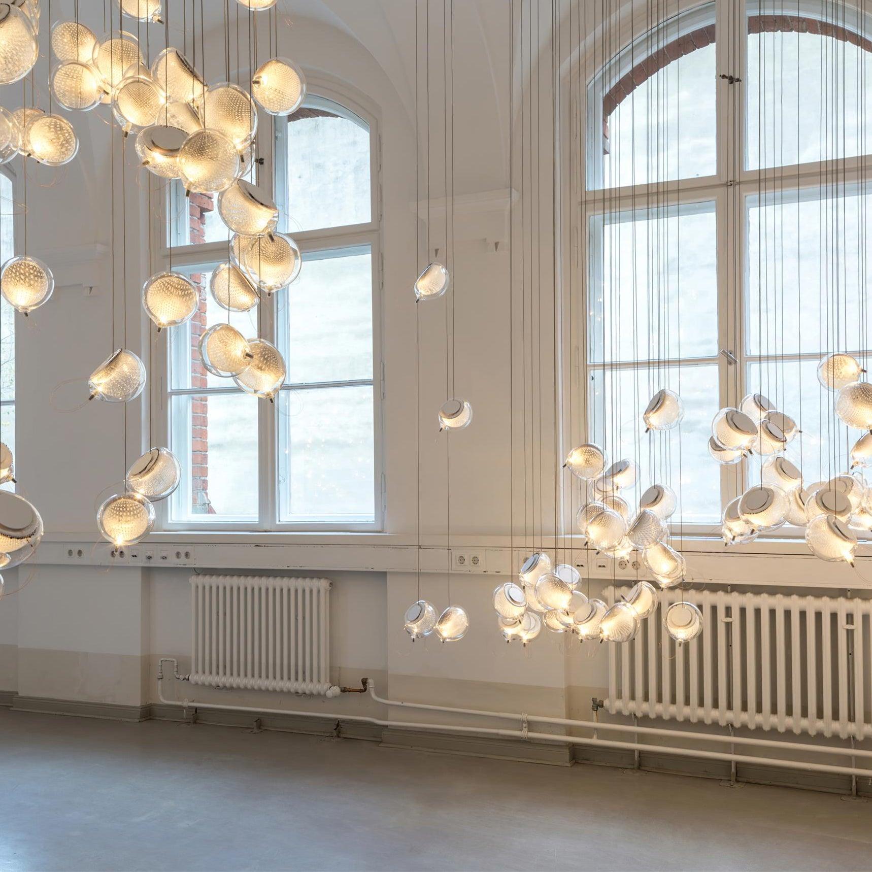 Sfera Chandelier Moderne Minimaliste en Verre - Neutralighting