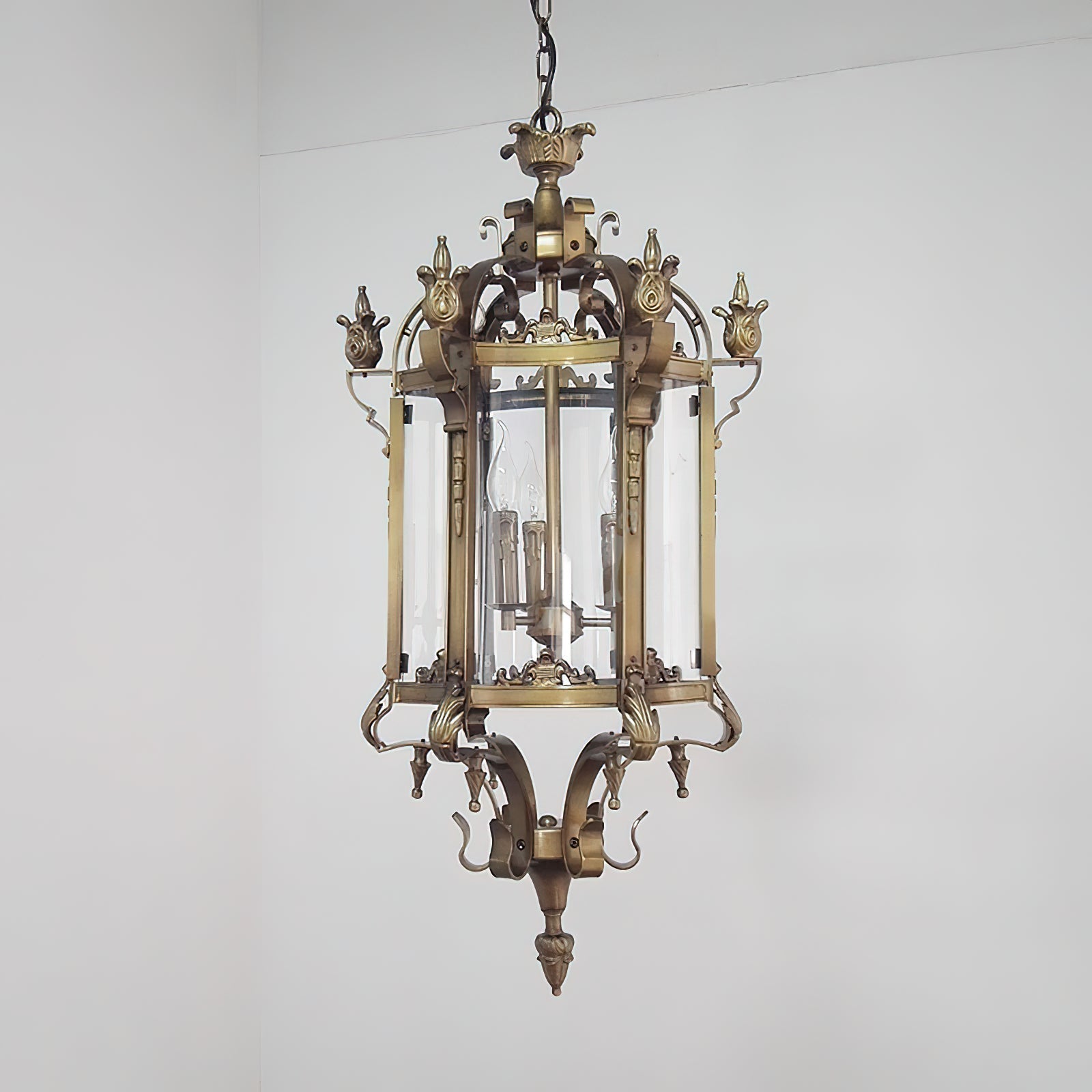 Ardorion Lustre Lanterne Métal Verre Luxe Vintage - Neutralighting