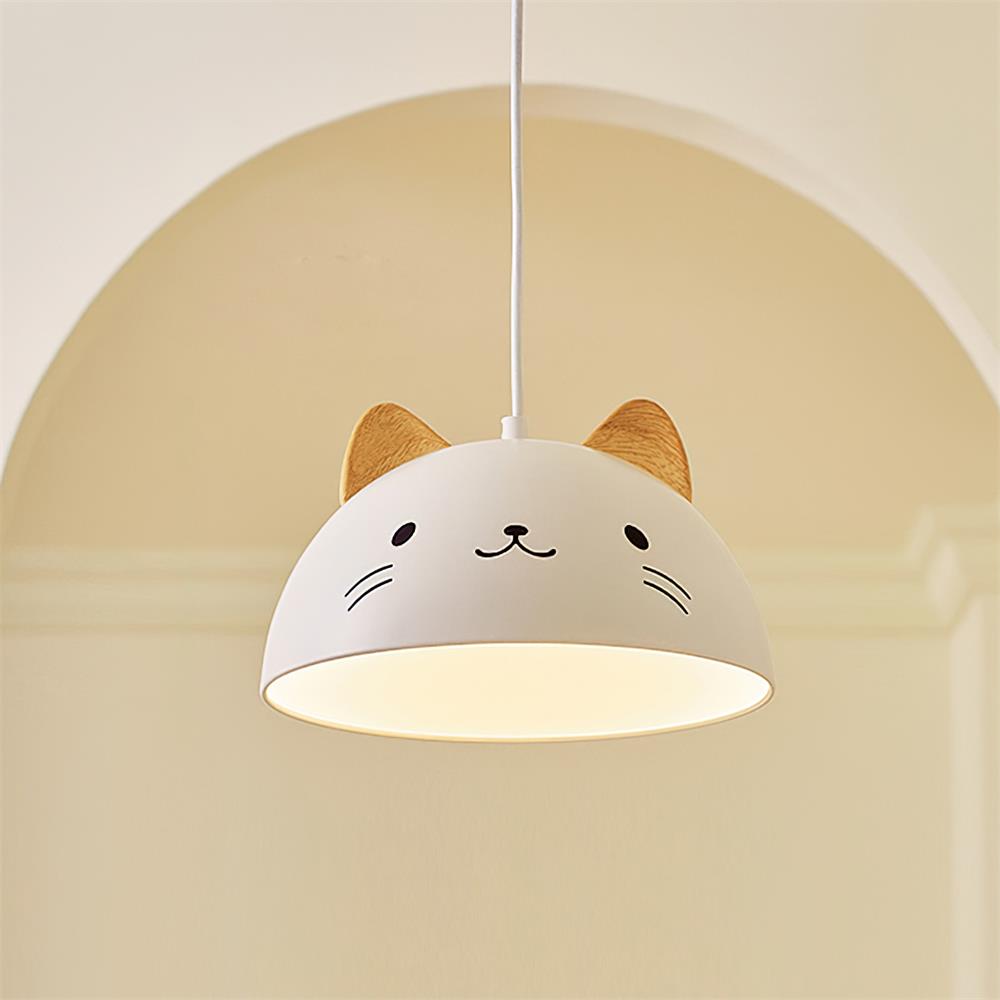 Mewi Playful Cat-Face Pendant Lamp - Letslighting