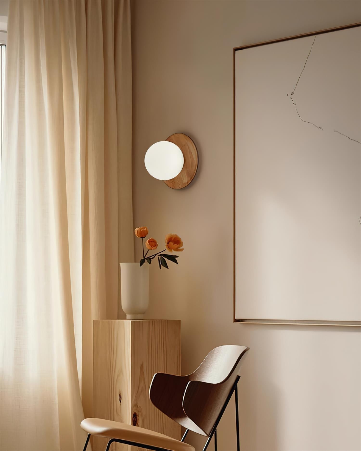 Mia Applique Murale Boule Minimaliste - Neutralighting