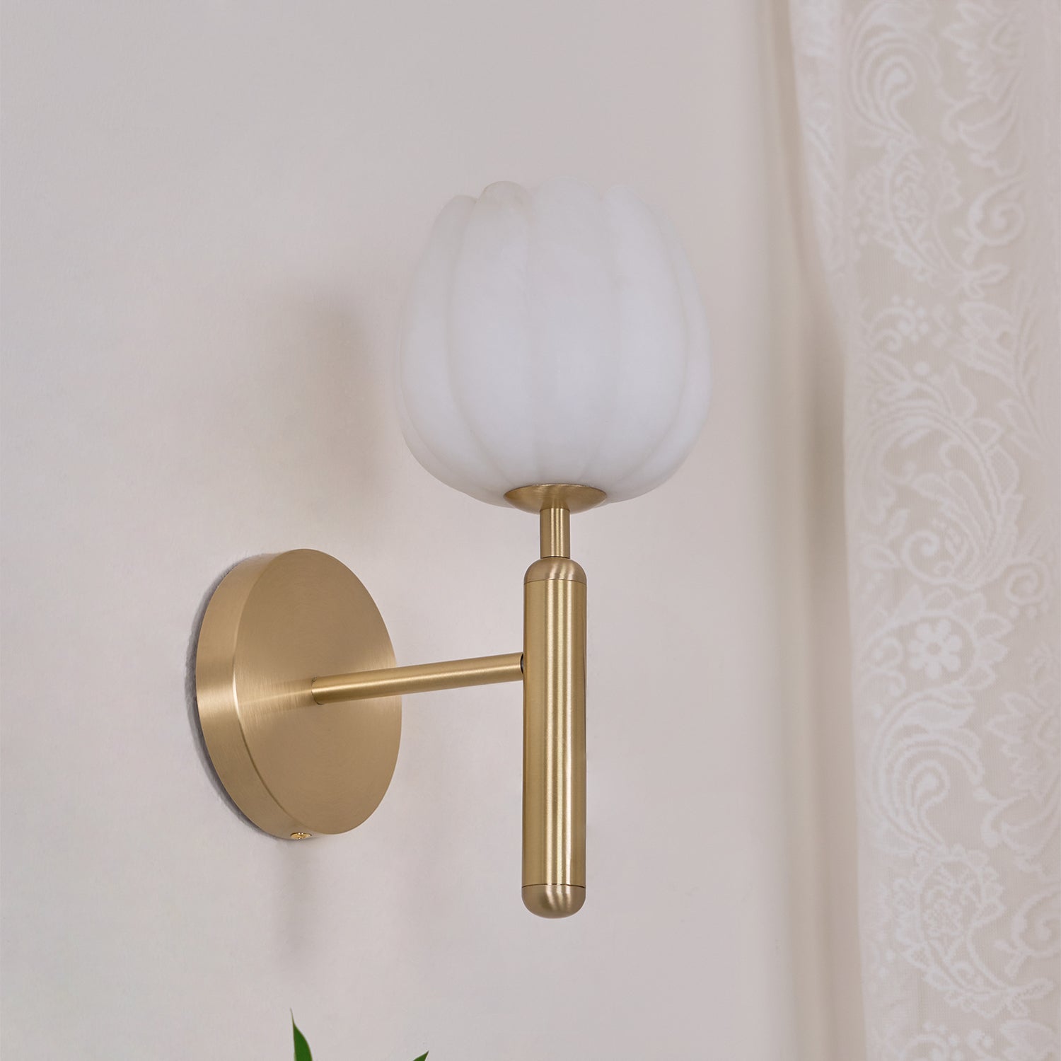 Ralin Applique Murale Fleurs en Albâtre - Neutralighting