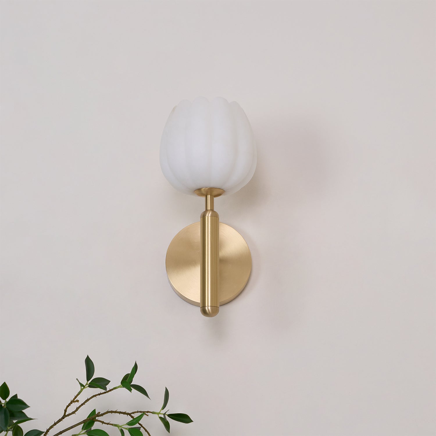 Ralin Applique Murale Fleurs en Albâtre - Neutralighting