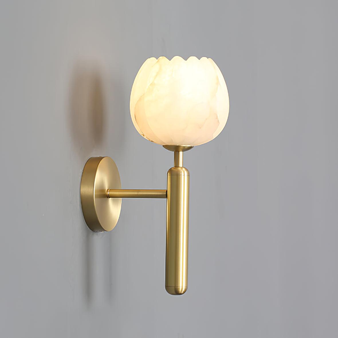 Ralin Applique Murale Fleurs en Albâtre - Neutralighting