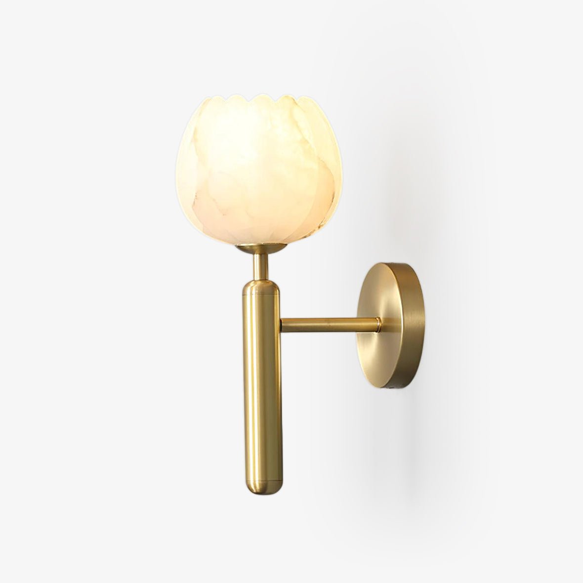 Ralin Applique Murale Fleurs en Albâtre - Neutralighting