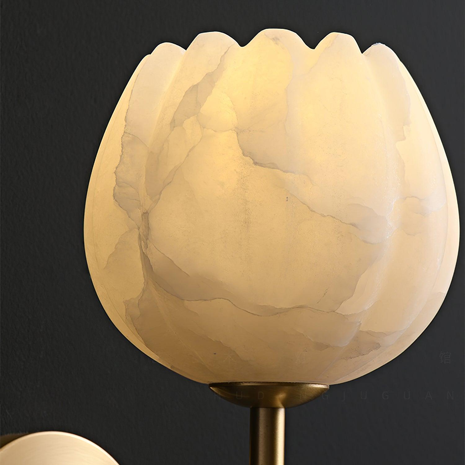 Ralin Applique Murale Fleurs en Albâtre - Neutralighting