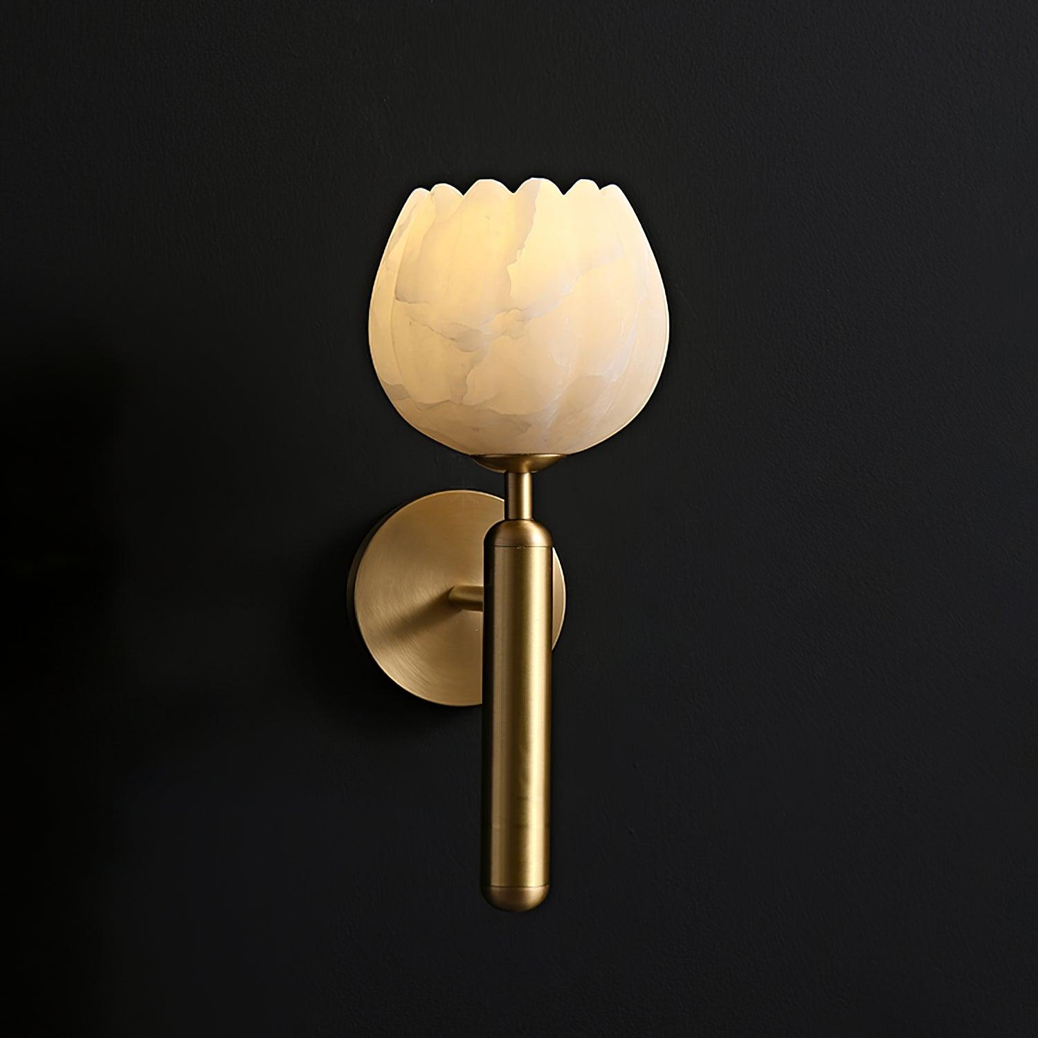 Ralin Applique Murale Fleurs en Albâtre - Neutralighting