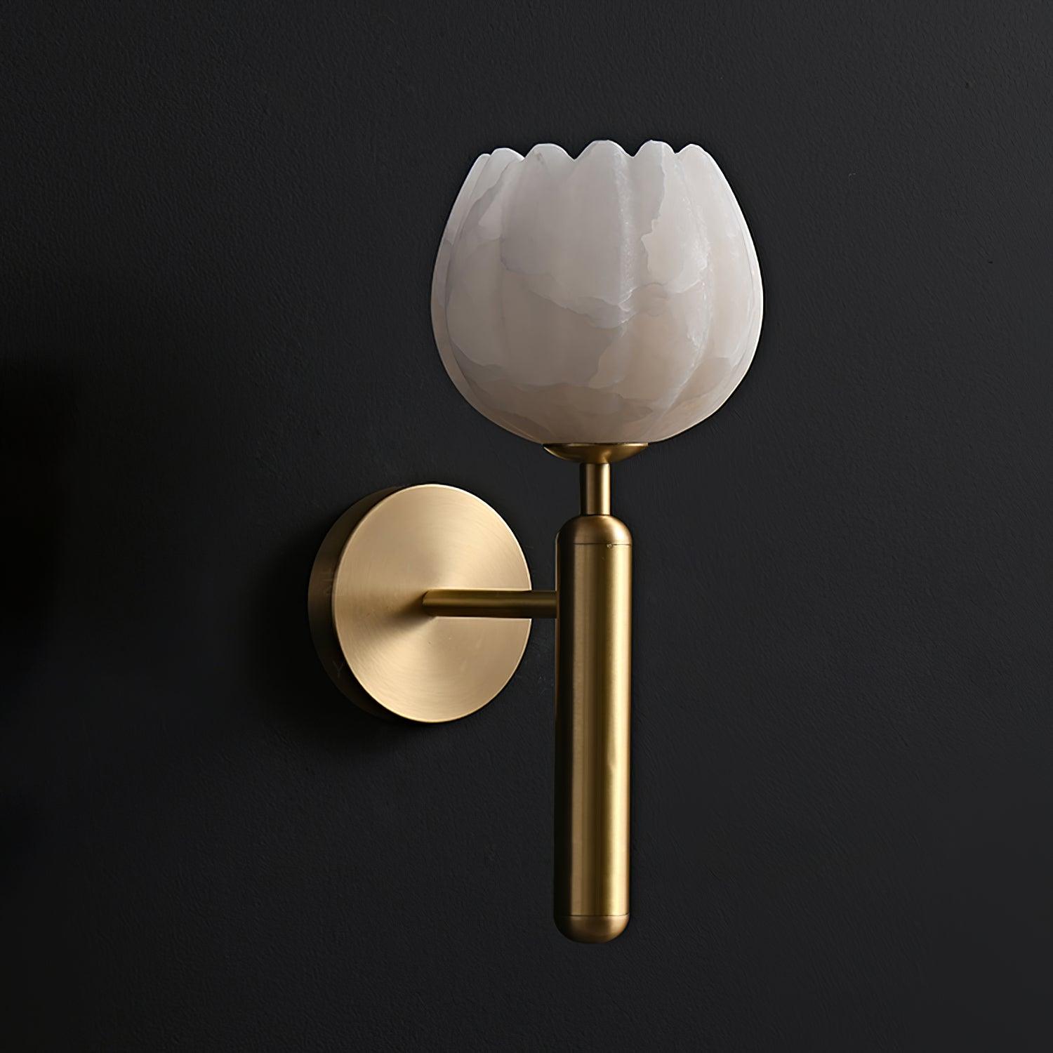 Ralin Applique Murale Fleurs en Albâtre - Neutralighting