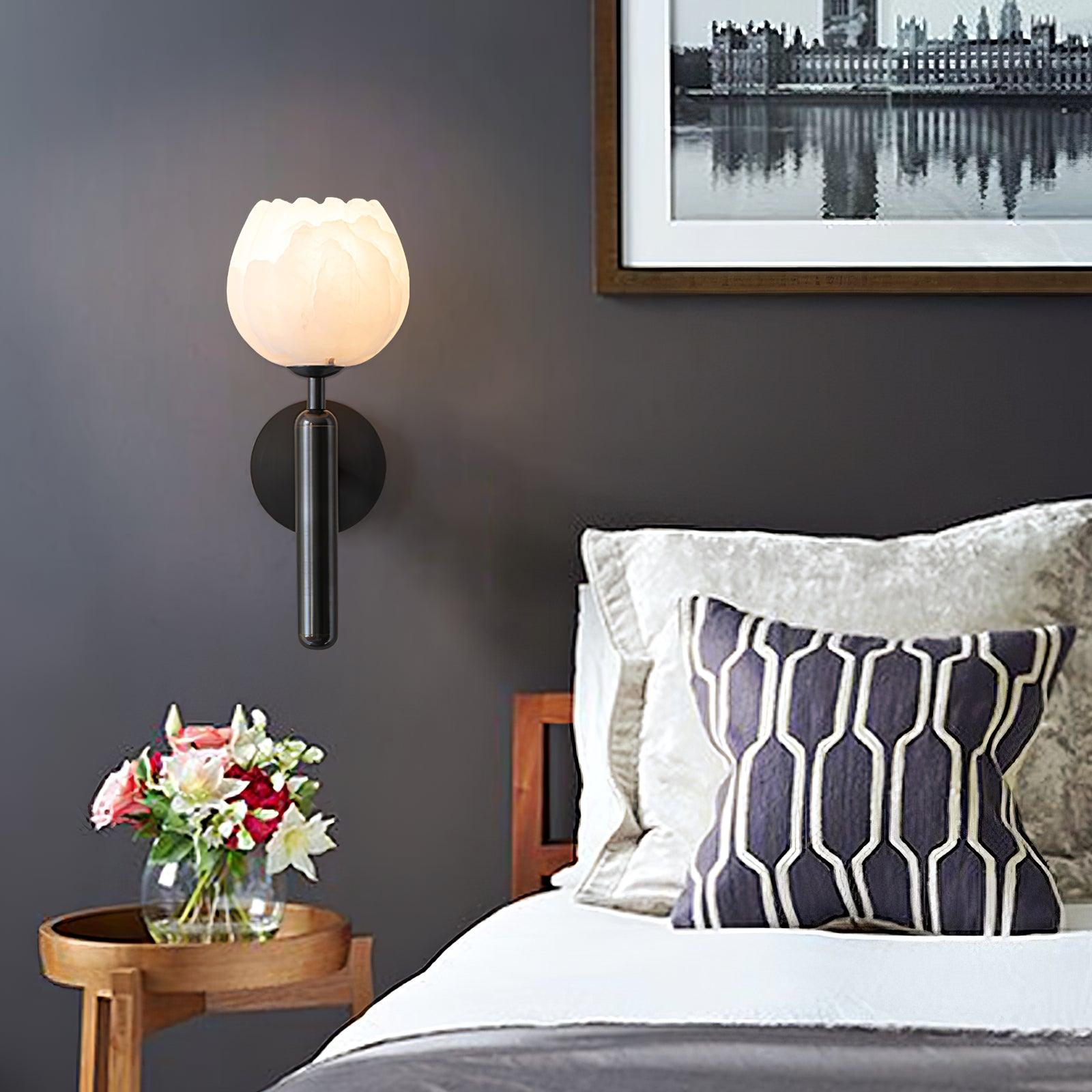 Ralin Applique Murale Fleurs en Albâtre - Neutralighting