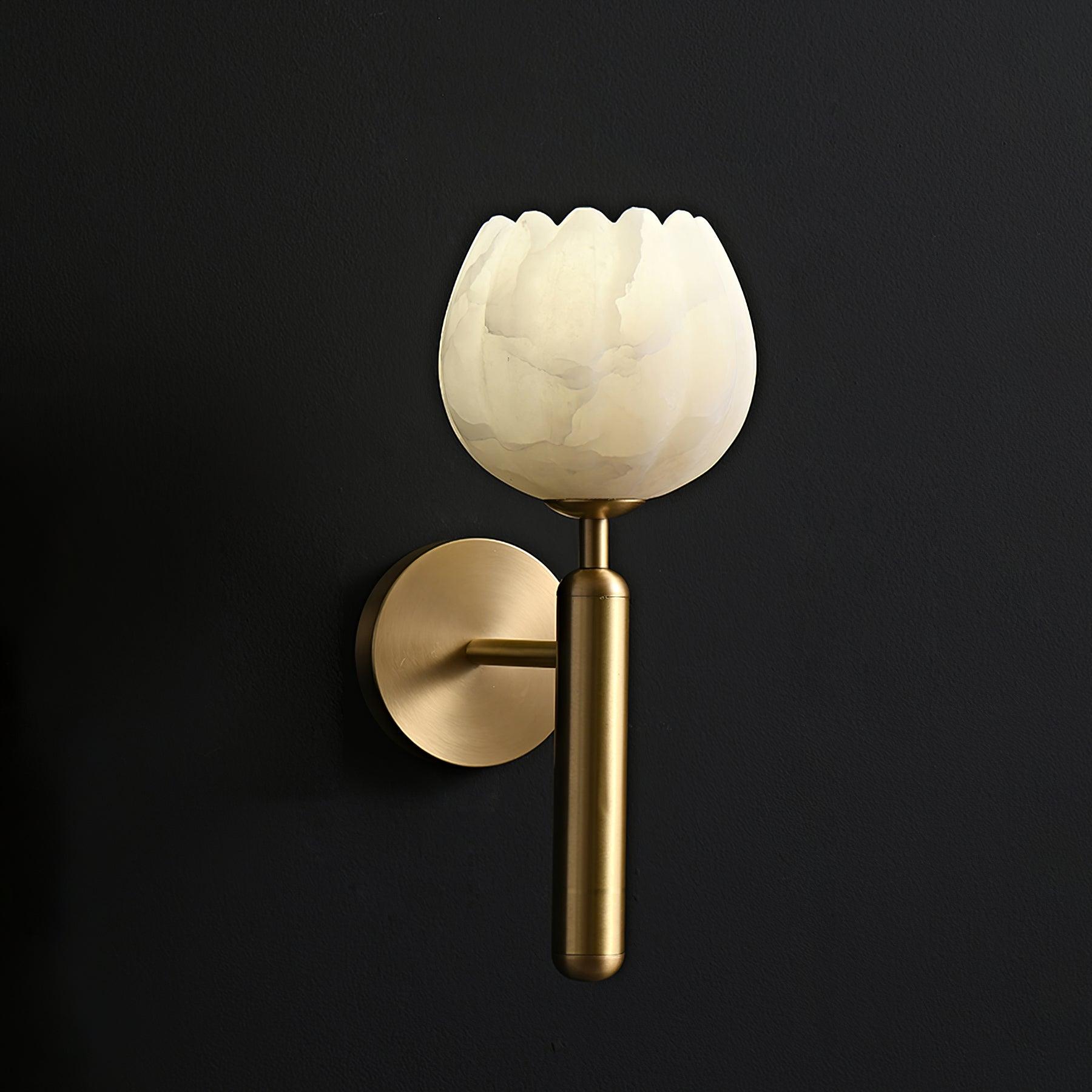 Ralin Applique Murale Fleurs en Albâtre - Neutralighting