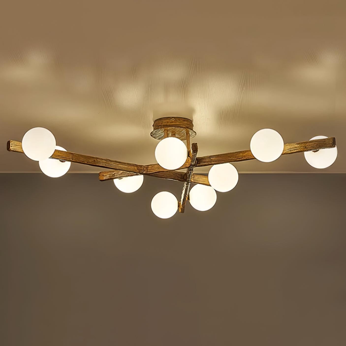 Wooden Plafonnier Branche - Neutralighting