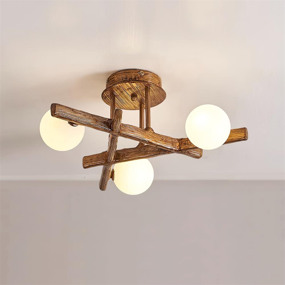 Wooden Plafonnier Branche - Neutralighting