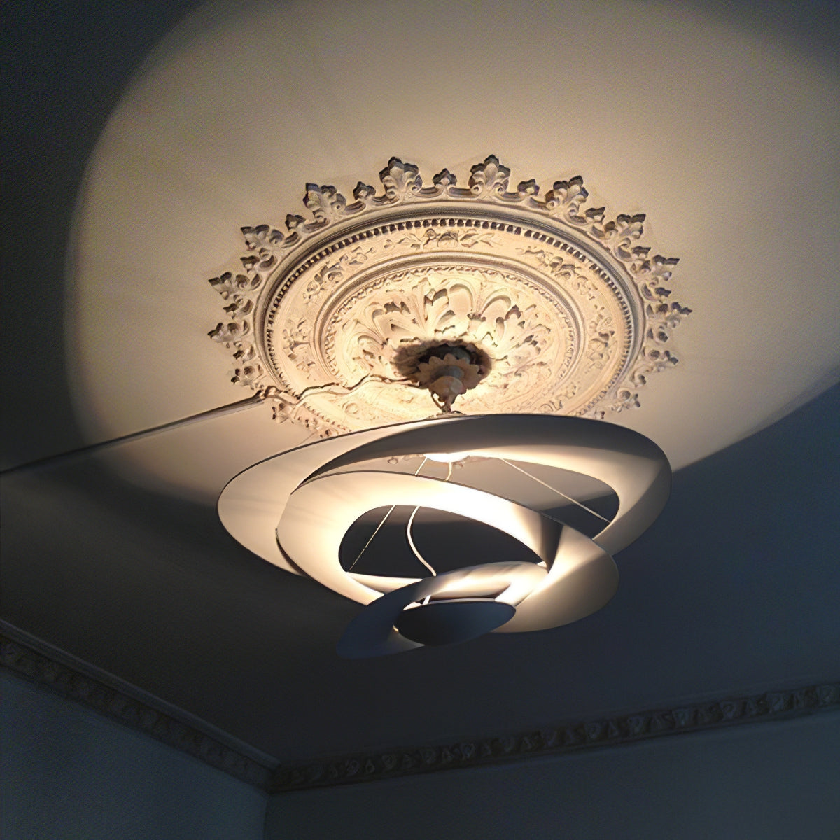 Micro Lustre LED Anneaux Tourbillonnants - Neutralighting