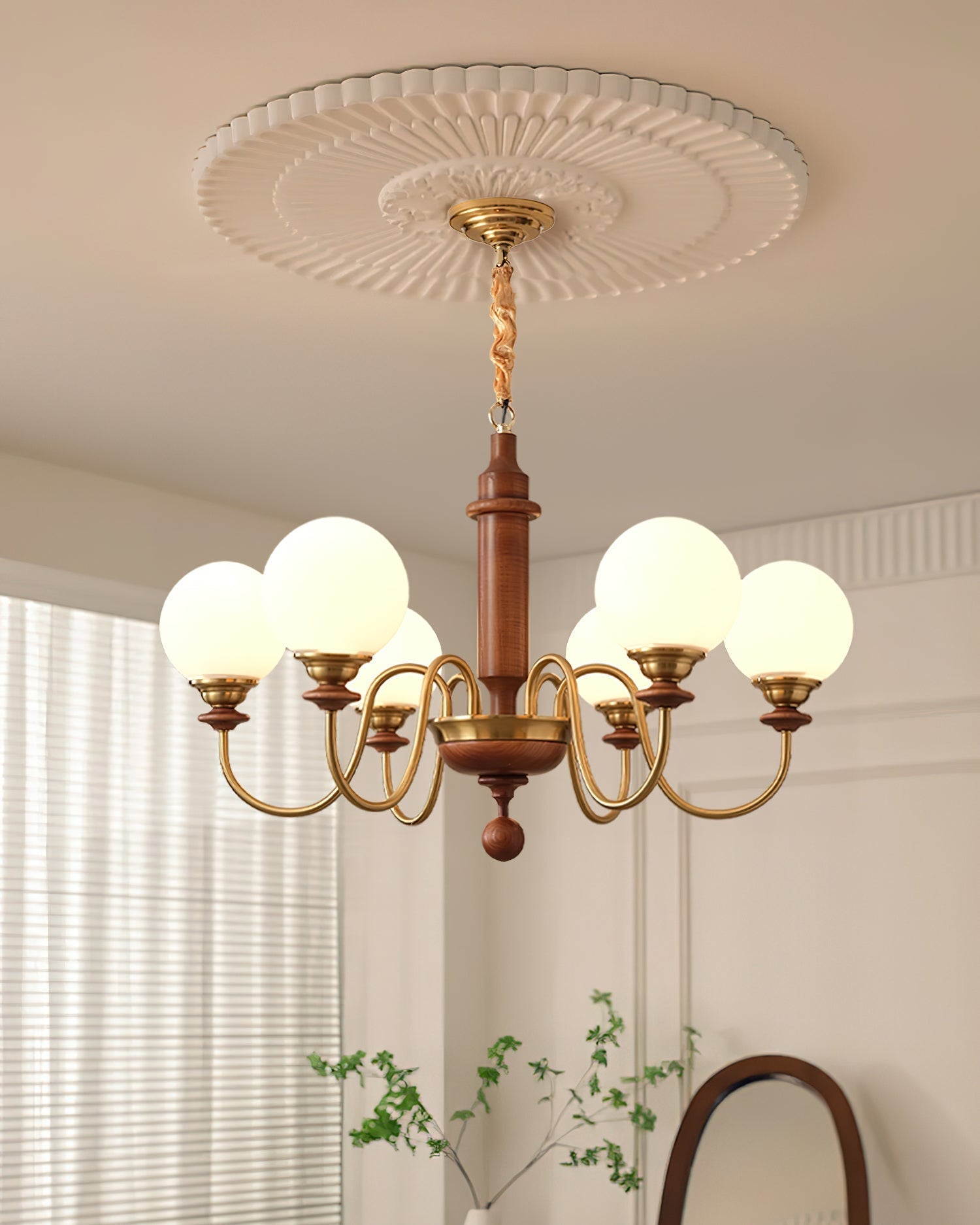 Lumivian Lustre Élégant Globe à 8 Lumières - Neutralighting