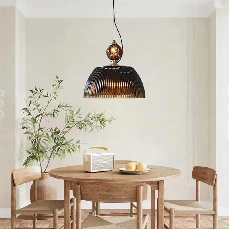 Silva Retro Métal Verre Suspension Chambre à Coucher Salle d'étude - Neutralighting
