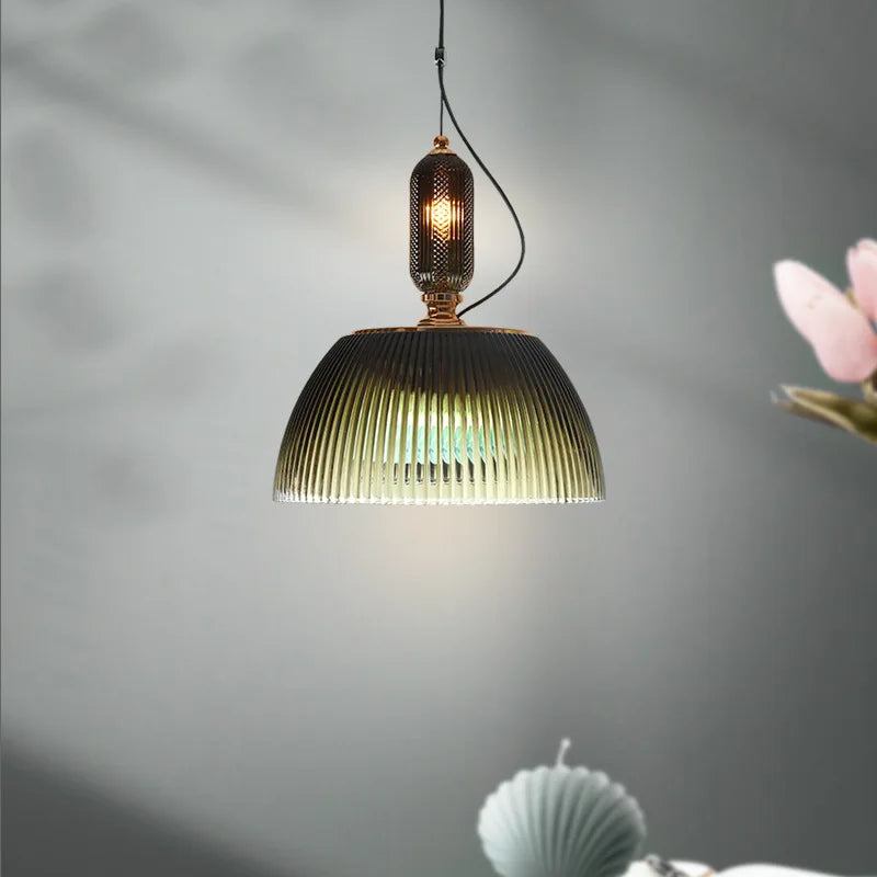 Silva Retro Métal Verre Suspension Chambre à Coucher Salle d'étude - Neutralighting