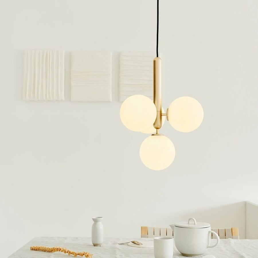 Valentina Suspension Moderne Bulle Métal Verre Salle à Manger - Neutralighting