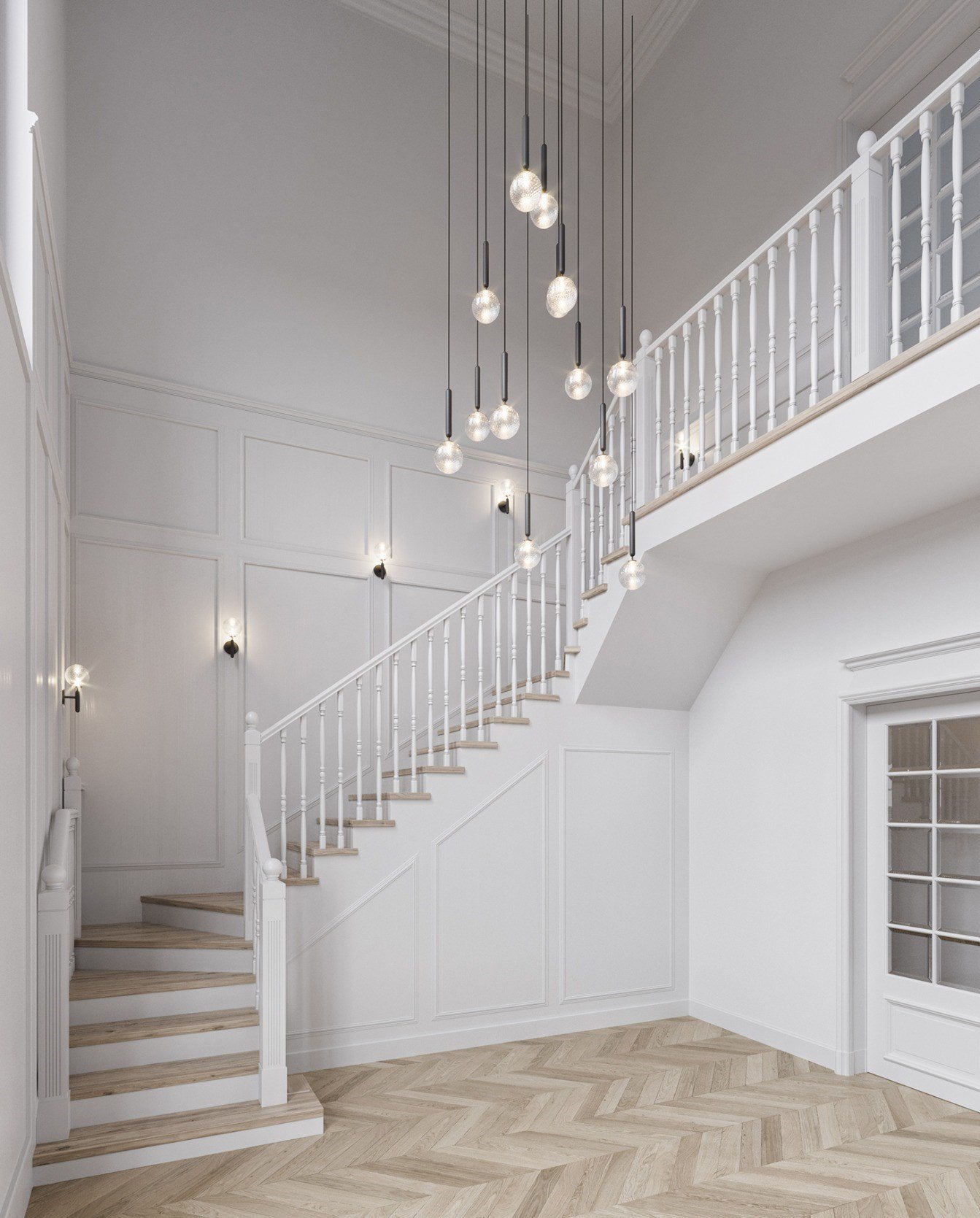 Elysian Glow Pendant Swag Light - Blowlighting